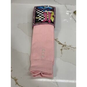 Vintage Mudd Knee-Hi Socks Women One Size Pink Beaded Coquette Y2K Stretch New